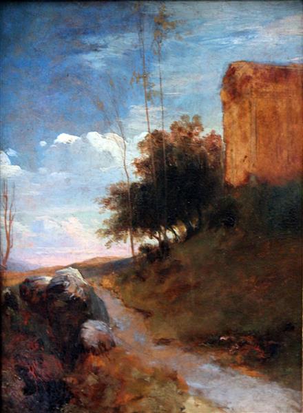 Italian Landscape, 1829 - Карл Блехен