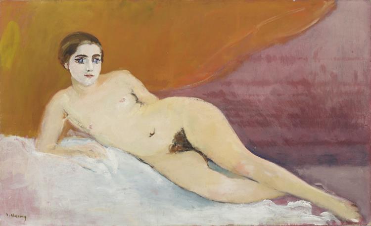 Reclining Female Nude, 1921 - Émilie Charmy