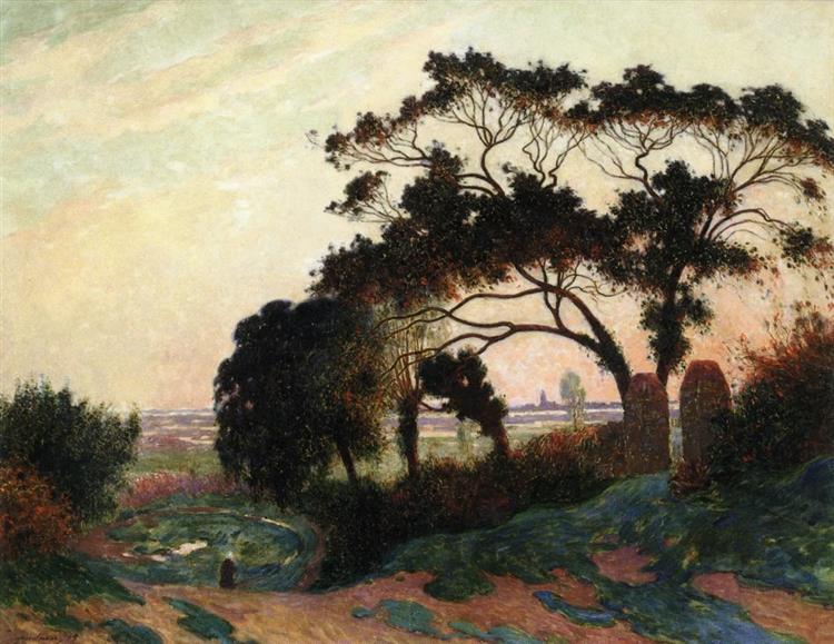 Landsape, Hills of Guerande, 1915 - Ferdinand du Puigaudeau