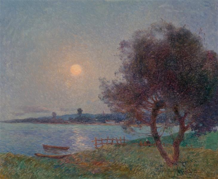 The Moonlit River (la Rivière Au Clair De Lune) - Ferdinand du Puigaudeau