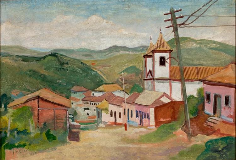 Paisagem De Sabará, 1950 - Alberto da Veiga Guignard