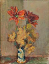 Flowers in a Vase - Magnus Enckell