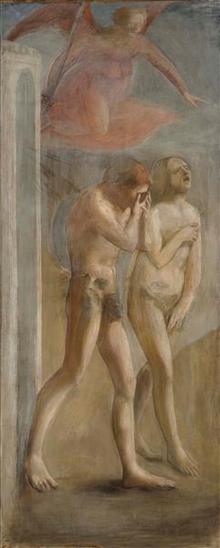 Expulsion of Adam and Eve, after Masaccio, 1898 - Магнус Енкель