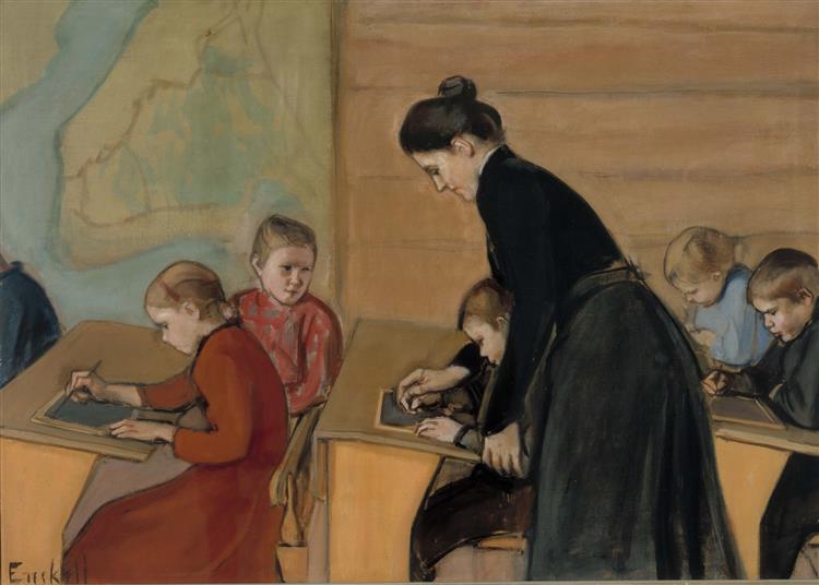 Elementary School, 1899 - Magnus Enckell