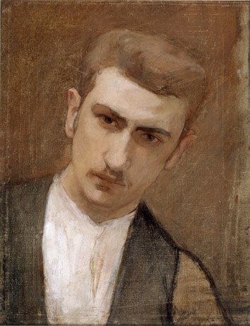Self-portrait, 1891 - Магнус Энкель