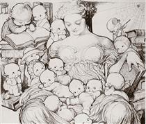 Kewpie Mother - Rose O'Neill
