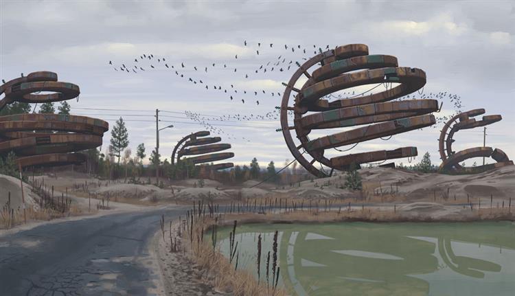 Things from the Flood, 2016 - Simon Stalenhag - WikiArt.org