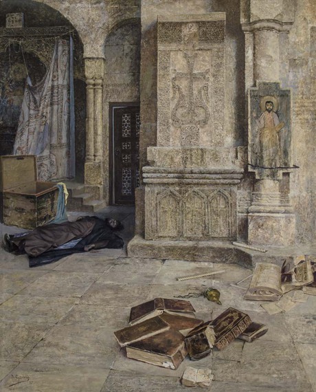 Desecrated Shrine, 1895 - Vardges Sureniants