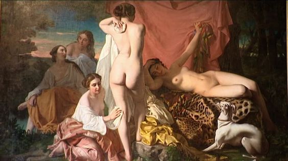 After the bath, 1849 - Alexandre Antigna
