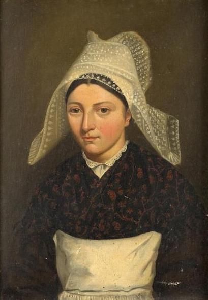 Peasant woman from Upper Brittany - Alexandre Antigna