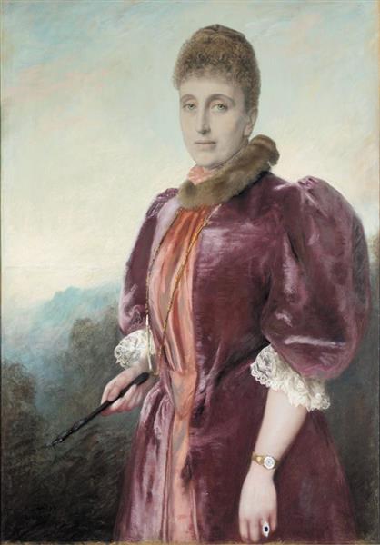Portrait of Eleanor Petre, c.1880 - Anthony Frederick Augustus Sandys