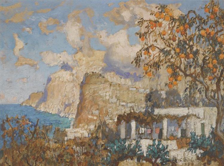 Orange Tree, Capri - Konstantin Ivanovich Gorbatov