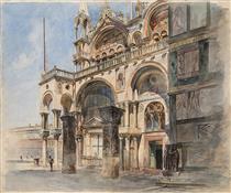 The Basilica of San Marco in Venice - Ludwig Passini