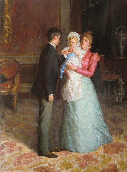 Mom and dad's baby, c.1880 - Noè Bordignon