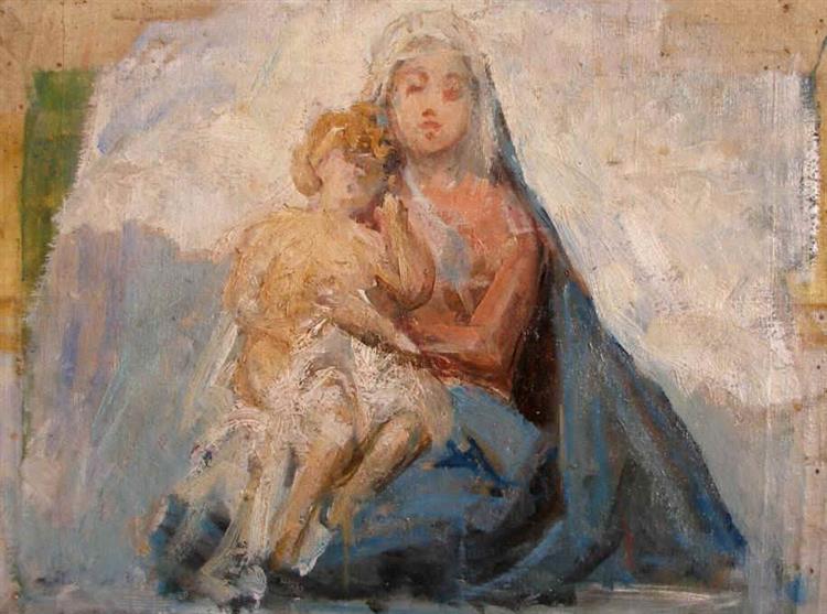 Madonna and Child (Study) - Noè Bordignon