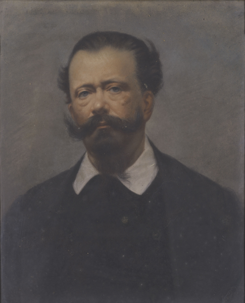 Portrait of Vittorio Emanuele II, King of Italy, c.1873 - Gerolamo Induno
