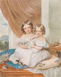 Princesses Elise And Fanny From And To Liechtenstein - Йозеф Крихубер