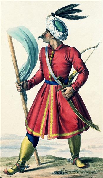 Kadicha, legendary Hungarian military leader, 1828 - Йозеф Крихубер