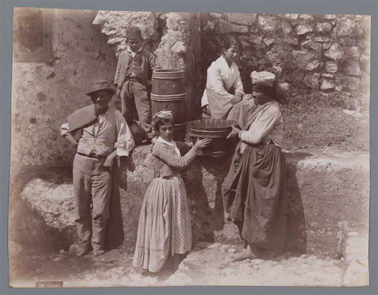 Family from Capri, c.1850 - Roberto Rive