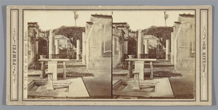 House of Cornelius Rufus in Pompeii, House of Russian princes, 1880 - Robert Rive
