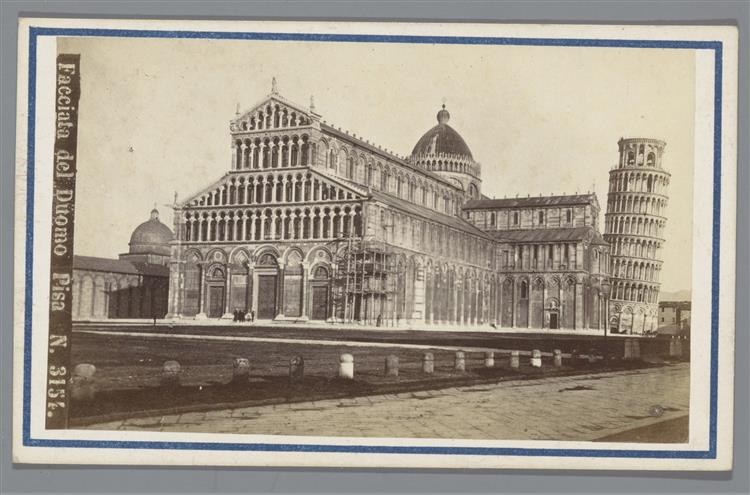 Facade of the Duomo Pisa, c.1855 - c.1870 - Roberto Rive