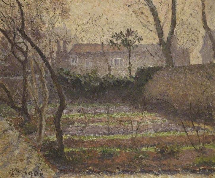Hoar Frost, Chiswick, 1906 - Lucien Pissarro