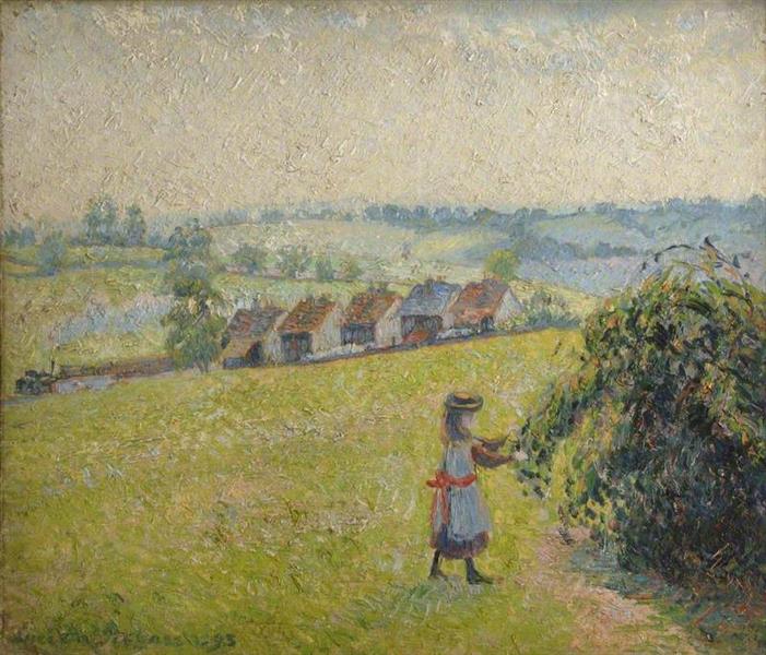 Landscape at Epping, 1893 - Lucien Pissarro