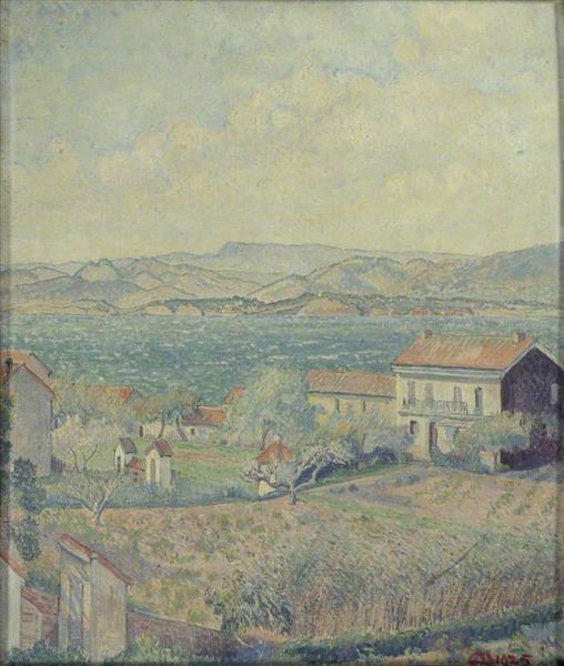 Le Mistral, Le Brusq, 1925 - Lucien Pissarro