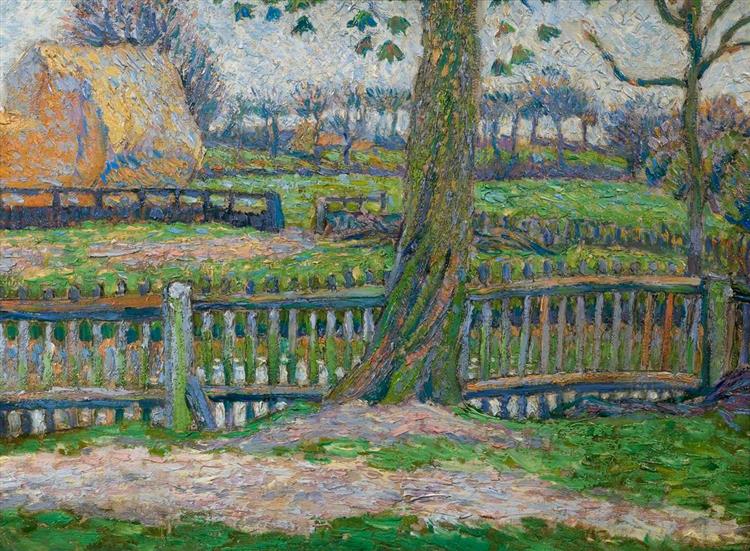 The Garden, Epping, 1893 - 1895 - Lucien Pissarro