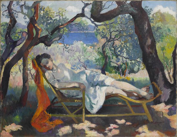 La Sieste (le Repos, Jeanne, Le Rocking-chair), 1905 - Анри Манген