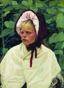 Portrait of the daughter - Иван Иванович Творожников