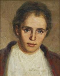 Portrait of a woman - Иван Иванович Творожников