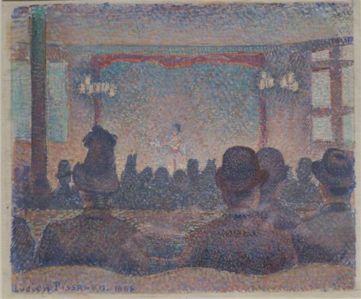 At the Café-concert, 1888 - Lucien Pissarro