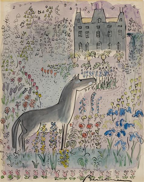 The One Forgotten, Sketch for 'Madeline in London', c.1961 - Ludwig Bemelmans