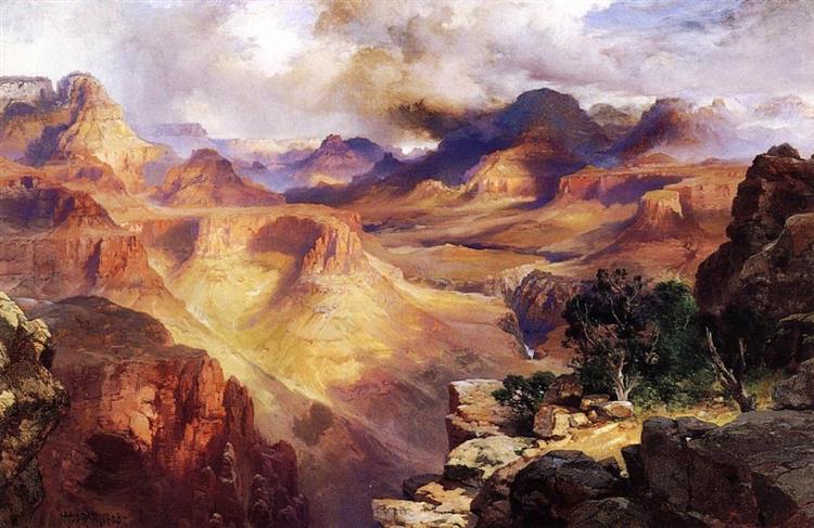 Grand Canyon, 1908 - Томас Моран