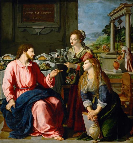 Christus Bei Martha Und Maria - Alessandro Allori