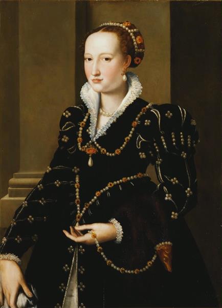 Portrait of Isabella De' Medici - Alessandro Allori