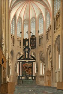 Cathedral of Saint John at 's-Hertogenbosch - Pieter Saenredam