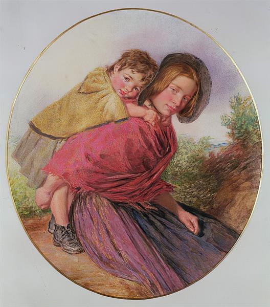 Mother and child - William Henry Hunt
