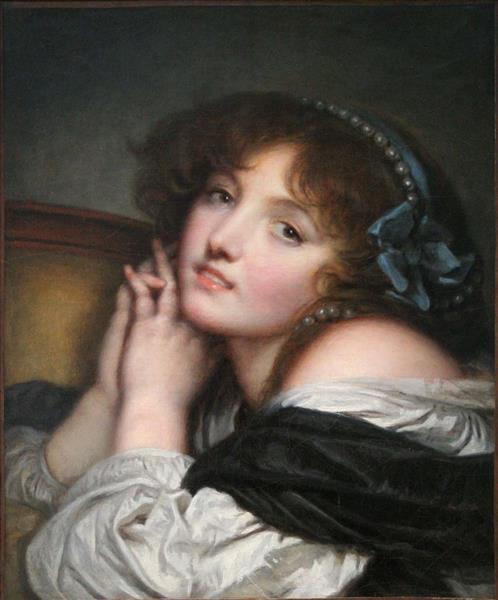 Jeune Fille Aux Mains Jointes, c.1780 - Jean-Baptiste Greuze - WikiArt.org