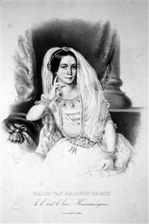 Anna Maria Wilhelmine van Hasselt-Barth - Johann Baptist Clarot