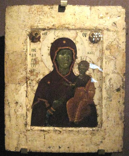 Hodegitria, c.1350 - Orthodox Icons