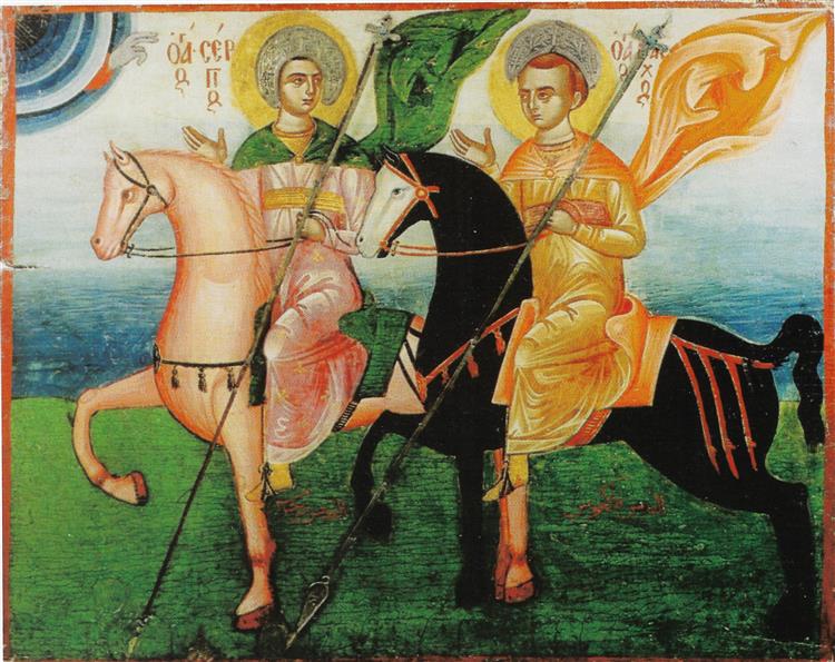 St.Sergius and Bacchus, c.650 - Православные Иконы