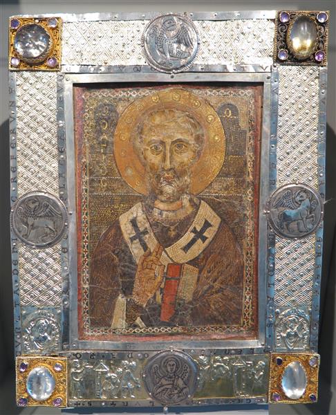 Saint Nicholas, c.1150 - Православные Иконы