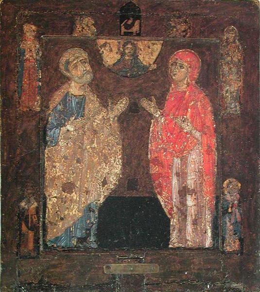 Святі предки Йоаким і Анна, c.1125 - c.1175 - Православні Ікони