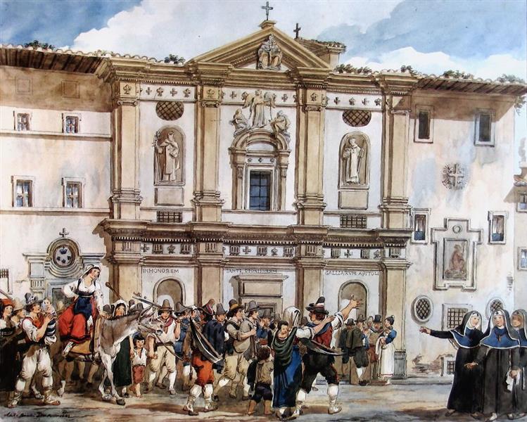 San Dionigi alle Quattro Fontane, 1833 - Achille Pinelli