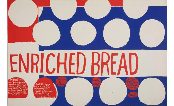 Enriched Bread, 1965 - Corita Kent