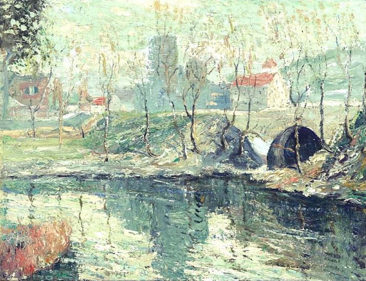 Misty Day in March, c.1912 - Ernest Lawson