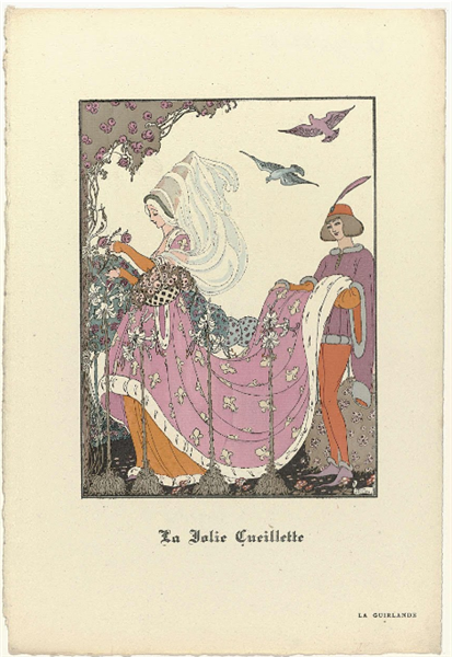 La Guirlande, Album Mensuel D'Art Et De Literature, La Jolie Cueillette, 1919 - 1920 - Gerda Wegener
