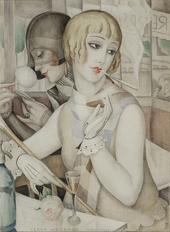 The Aperitif, 1928 - Герда Вегенер